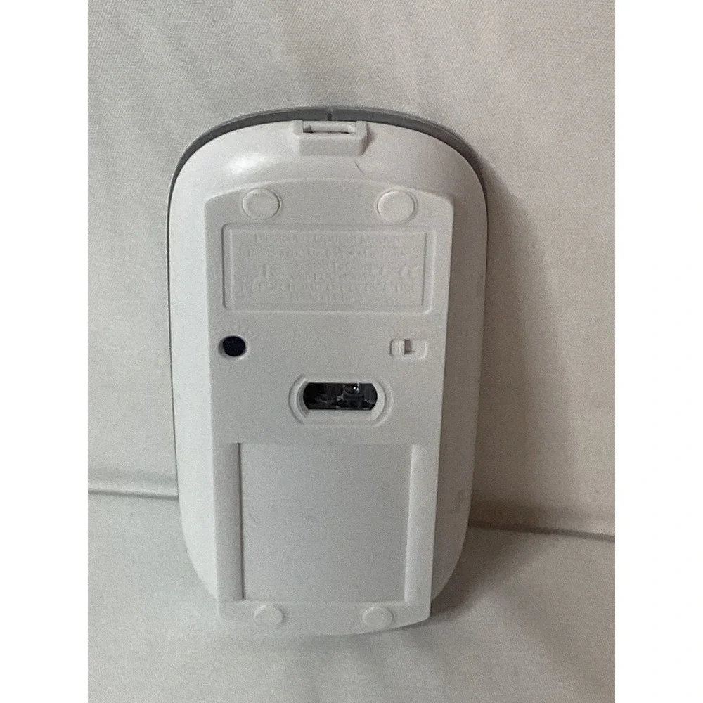 Silver Bluetooth Optical‎ Mouse Wireless Computer PC Laptop USB Free